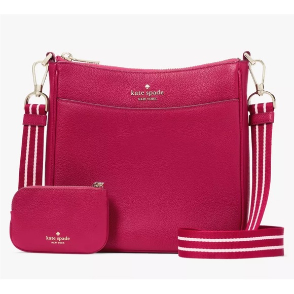 New Kate Spade Rosie Swing Pack Crossbody Renaissance Rose - Picture 1 of 5